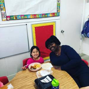 Have Lunch With Your Child event in Ms. Adrina’s classroom. #glendalechildcare #kindergarten #havelunchwithyourchild (4)